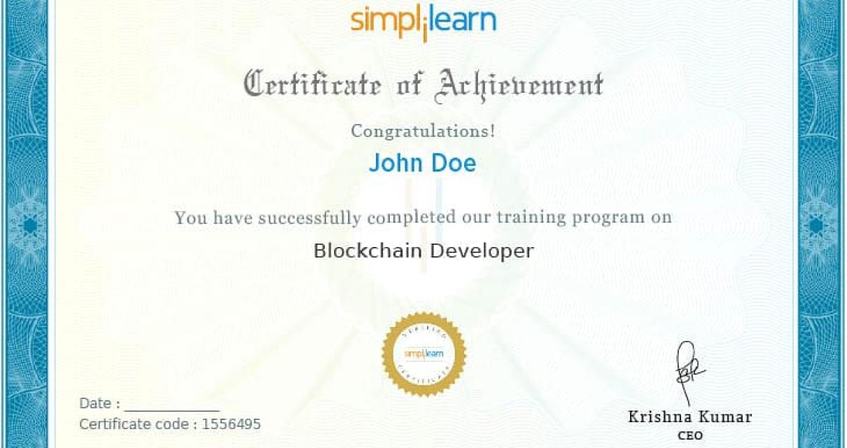 Why Blockchain Certification i