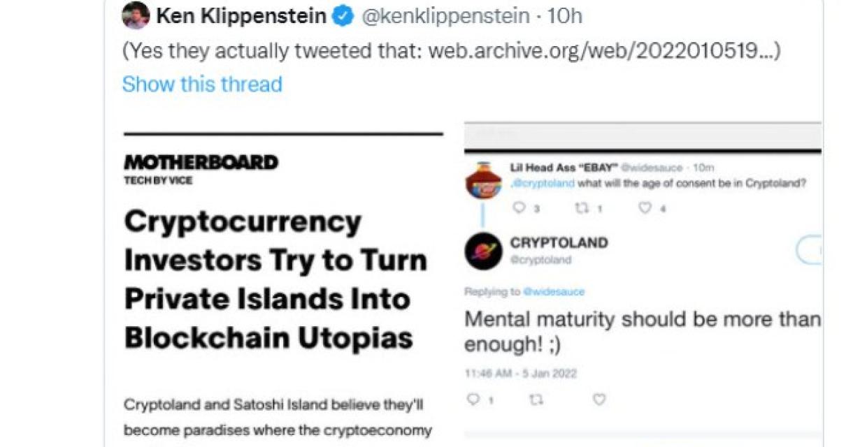 Cryptocurrency Private Islands